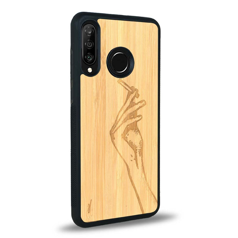 Coque Huawei P30 Lite - La Garçonne - Coque en bois