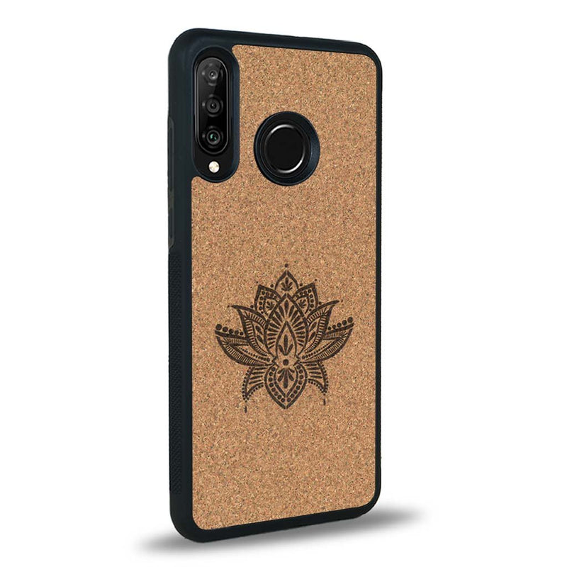 Coque Huawei P30 Lite - Le Lotus - Coque en bois