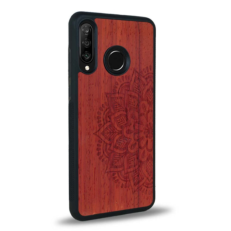 Coque Huawei P30 Lite - Le Mandala Sanskrit - Coque en bois