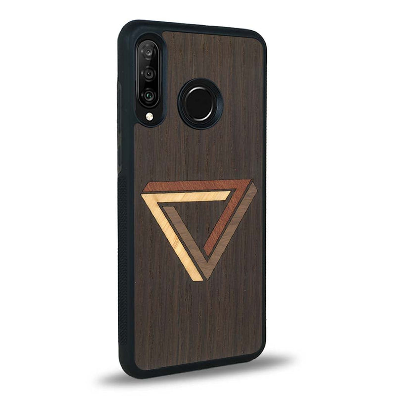 Coque Huawei P30 Lite - Le Triangle - Coque en bois