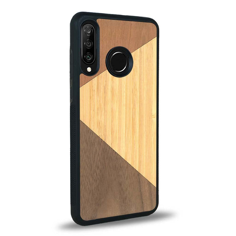 Coque Huawei P30 Lite - Le Trio - Coque en bois