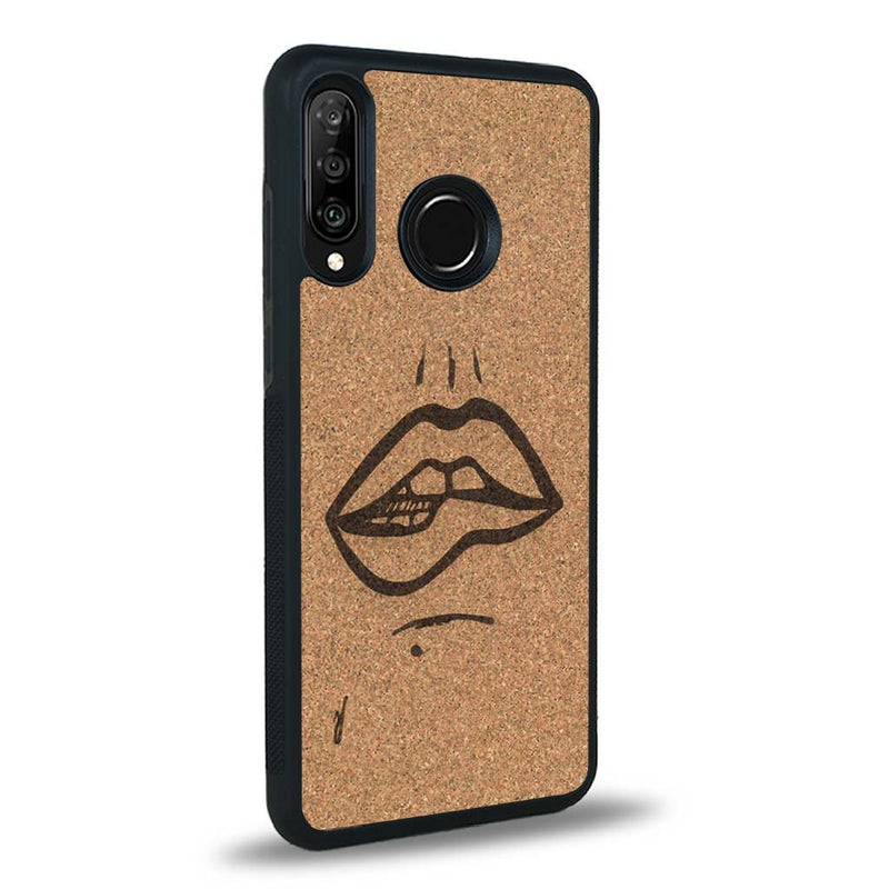 Coque Huawei P30 Lite - The Kiss - Coque en bois