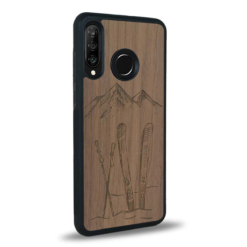 Coque Huawei P30 Lite - Winter Holidays - Coque en bois