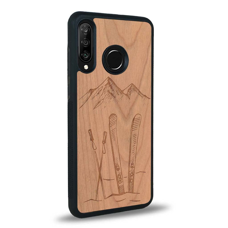 Coque Huawei P30 Lite - Winter Holidays - Coque en bois