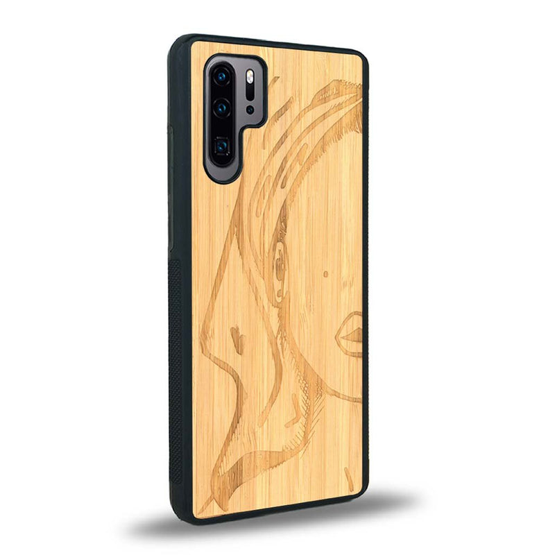 Coque Huawei P30 Pro - Au féminin - Coque en bois