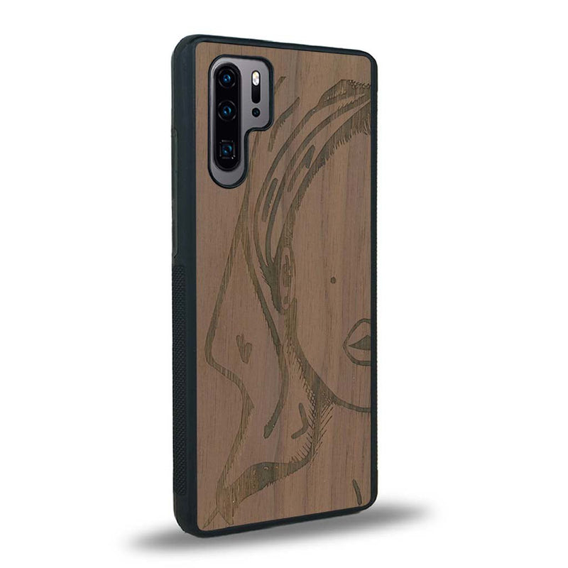 Coque Huawei P30 Pro - Au féminin - Coque en bois