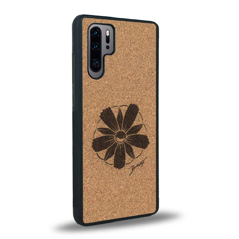 Coque Huawei P30 Pro - La Fleur des Montagnes - Coque en bois