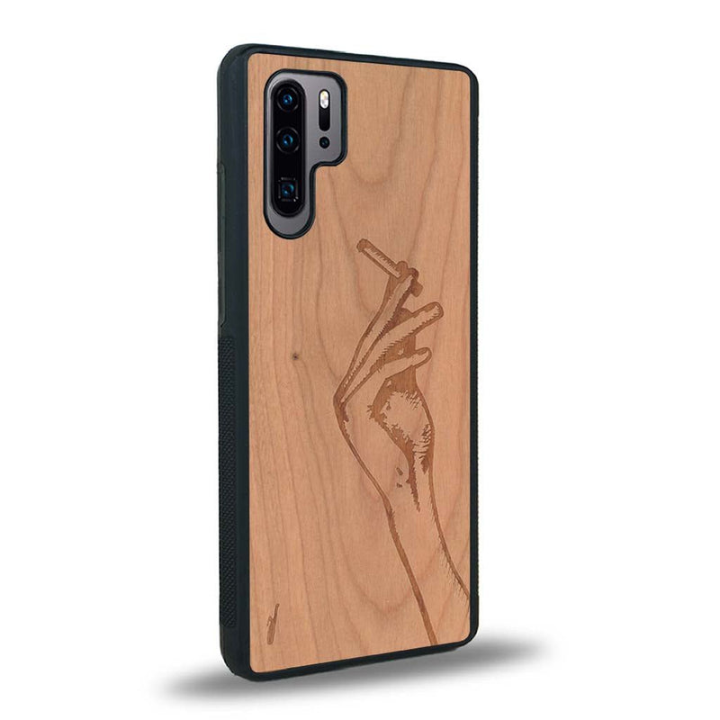 Coque Huawei P30 Pro - La Garçonne - Coque en bois