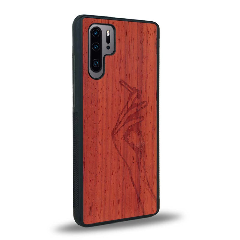 Coque Huawei P30 Pro - La Garçonne - Coque en bois