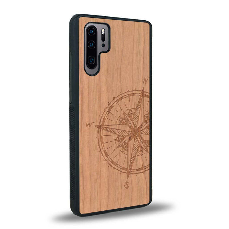 Coque Huawei P30 Pro - La Rose des Vents - Coque en bois