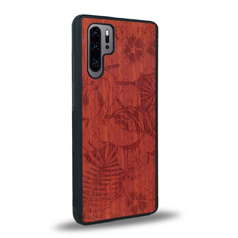 Coque Huawei P30 Pro - Le Flamant Rose - Coque en bois