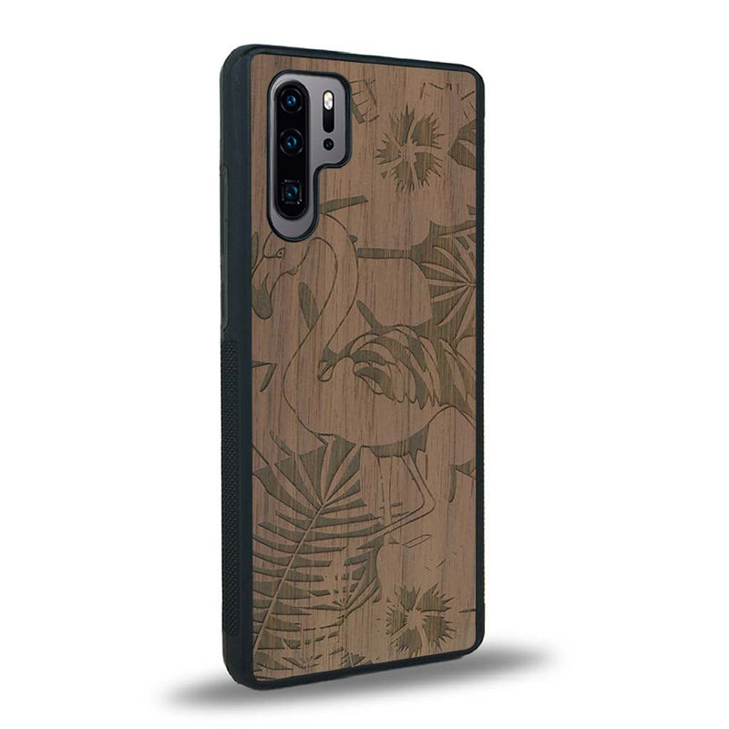 Coque Huawei P30 Pro - Le Flamant Rose - Coque en bois