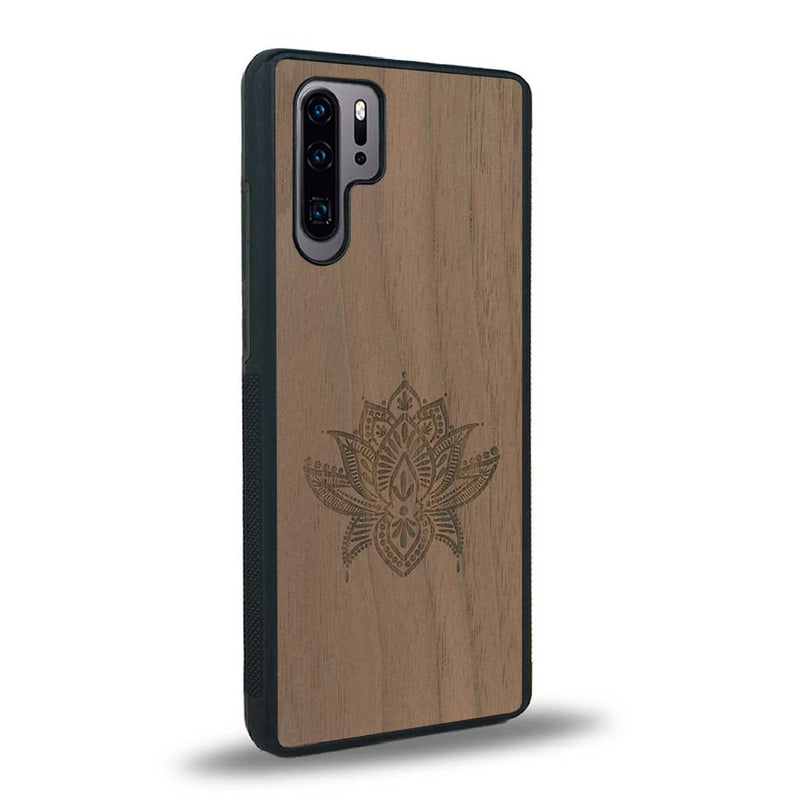 Coque Huawei P30 Pro - Le Lotus - Coque en bois