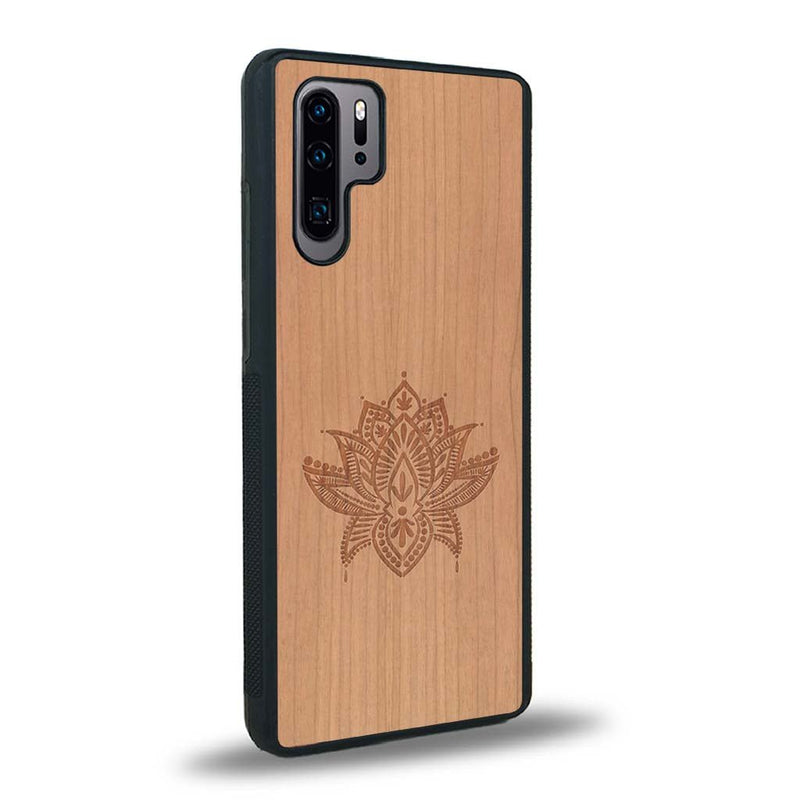 Coque Huawei P30 Pro - Le Lotus - Coque en bois