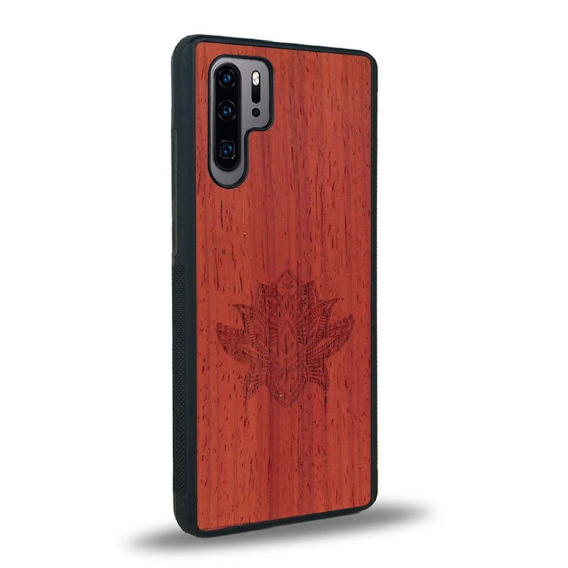 Coque Huawei P30 Pro - Le Lotus - Coque en bois