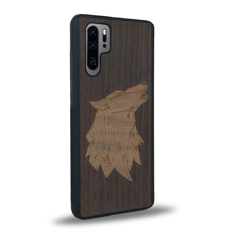 Coque Huawei P30 Pro - Le Loup - Coque en bois