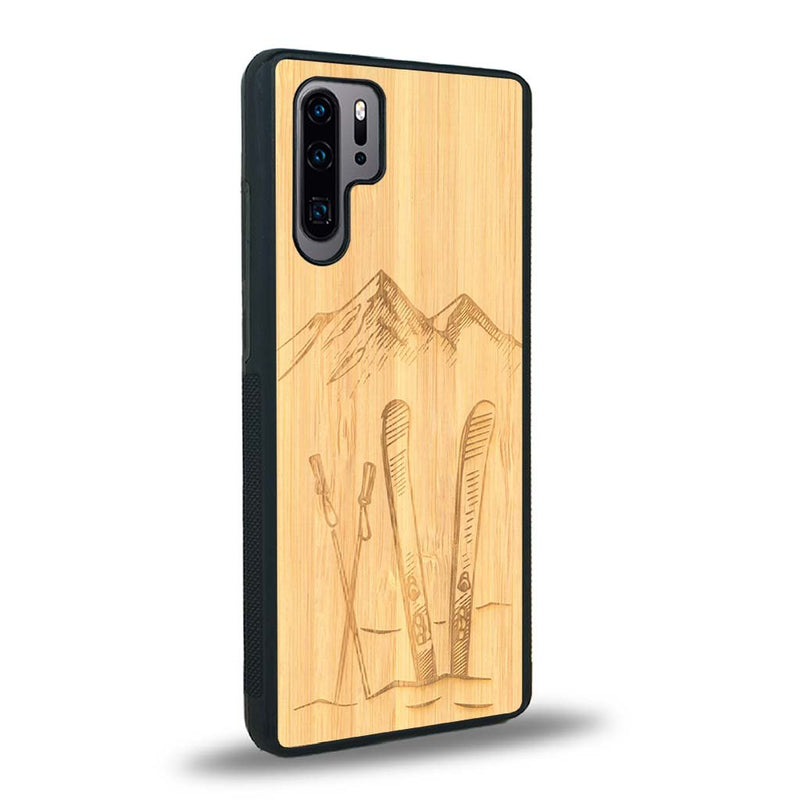 Coque Huawei P30 Pro - Winter Holidays - Coque en bois