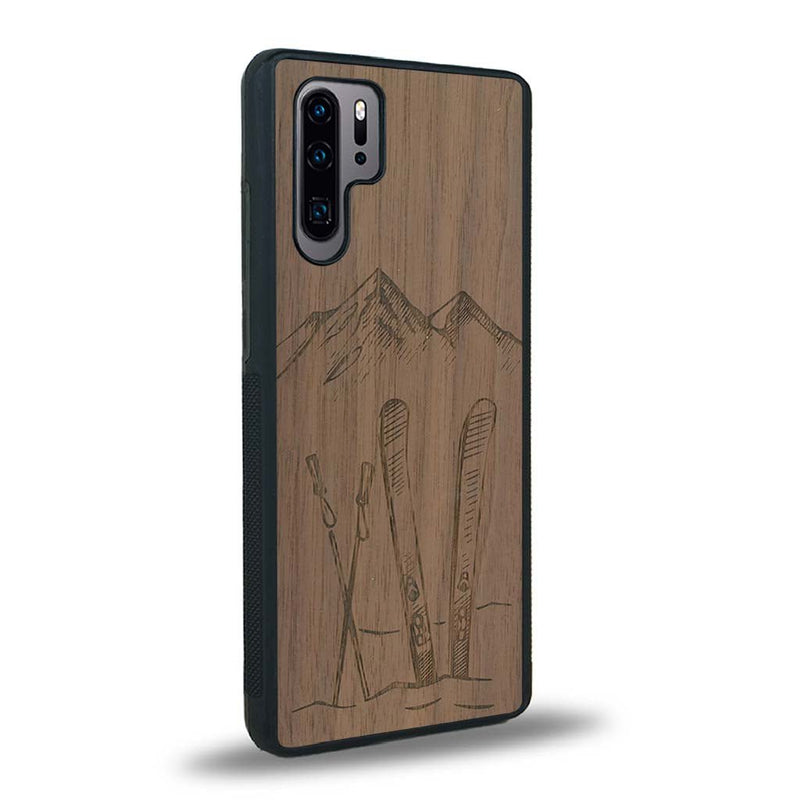 Coque Huawei P30 Pro - Winter Holidays - Coque en bois