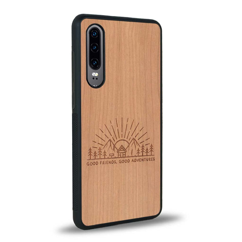 Coque Huawei P30 - Sunset Lovers - Coque en bois