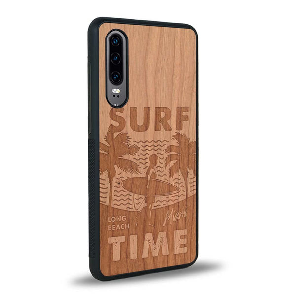 Coque Huawei P30 - Surf Time - Coque en bois