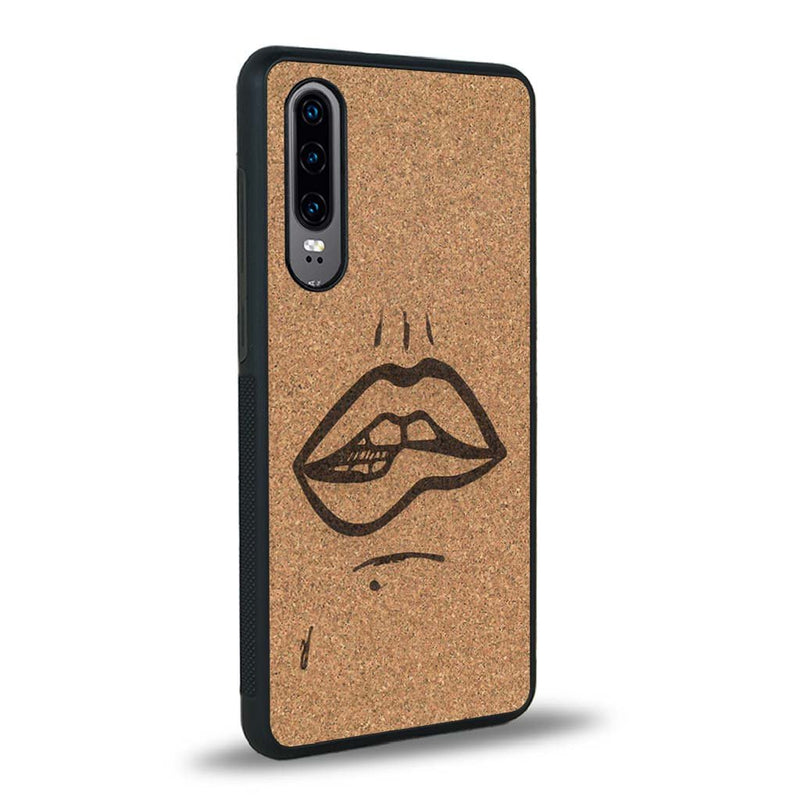 Coque Huawei P30 - The Kiss - Coque en bois