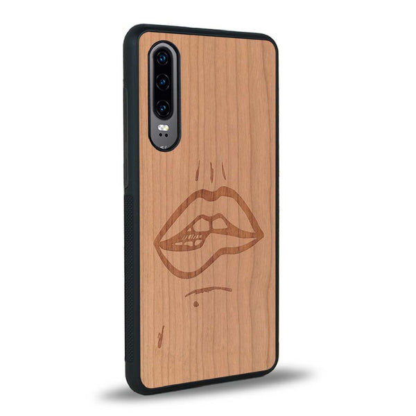 Coque Huawei P30 - The Kiss - Coque en bois
