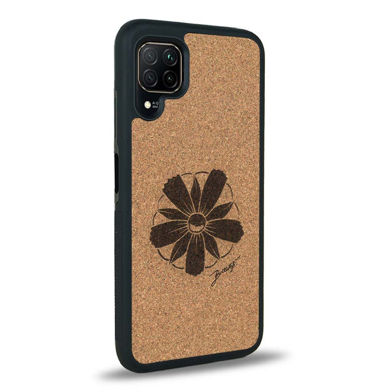 Coque Huawei P40 Lite - La Fleur des Montagnes - Coque en bois