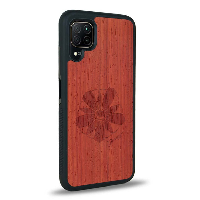 Coque Huawei P40 Lite - La Fleur des Montagnes - Coque en bois