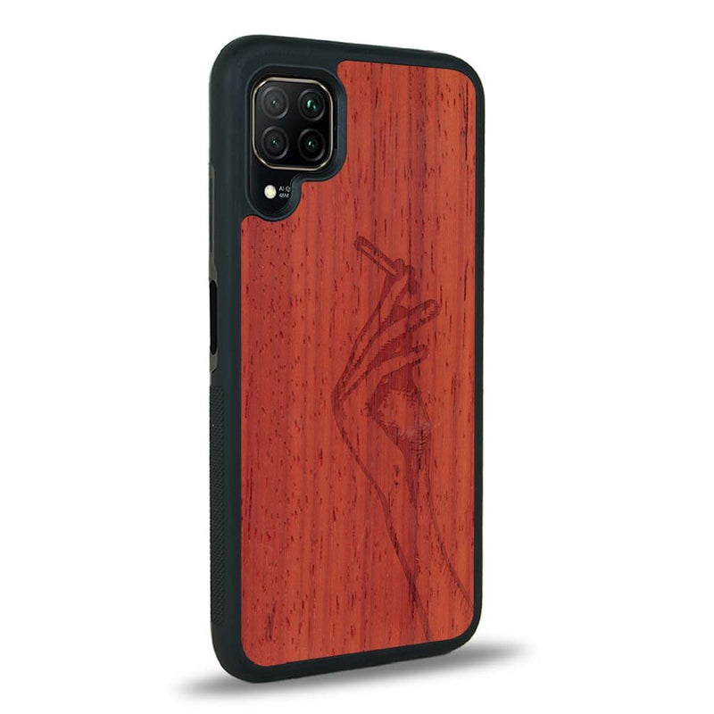 Coque Huawei P40 Lite - La Garçonne - Coque en bois