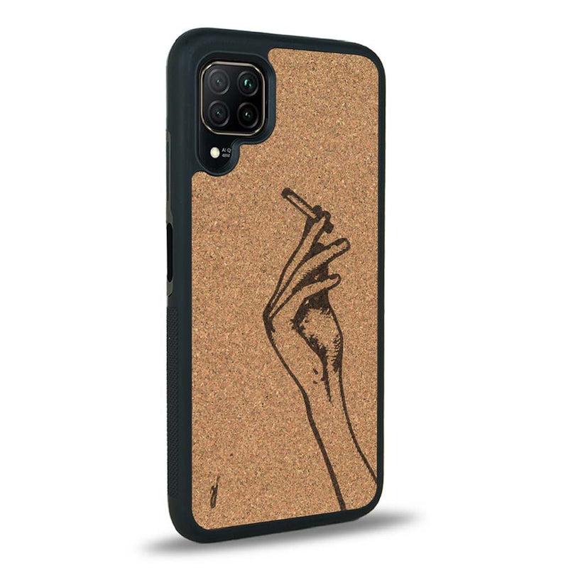 Coque Huawei P40 Lite - La Garçonne - Coque en bois