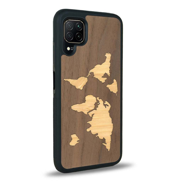 Coque Huawei P40 Lite - La Mappemonde - Coque en bois