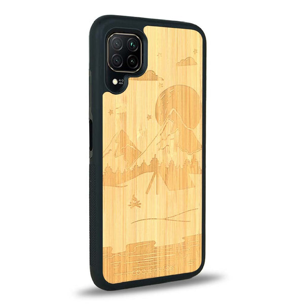 Coque Huawei P40 Lite - Le Campsite - Coque en bois