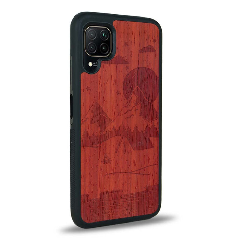 Coque Huawei P40 Lite - Le Campsite - Coque en bois