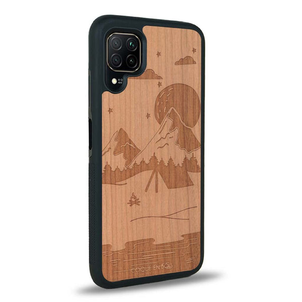 Coque Huawei P40 Lite - Le Campsite - Coque en bois