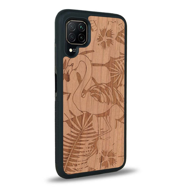 Coque Huawei P40 Lite - Le Flamant Rose - Coque en bois