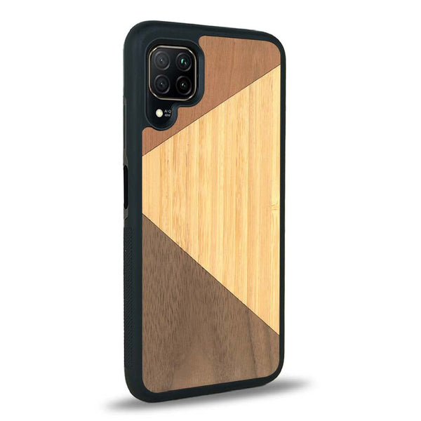 Coque Huawei P40 Lite - Le Trio - Coque en bois