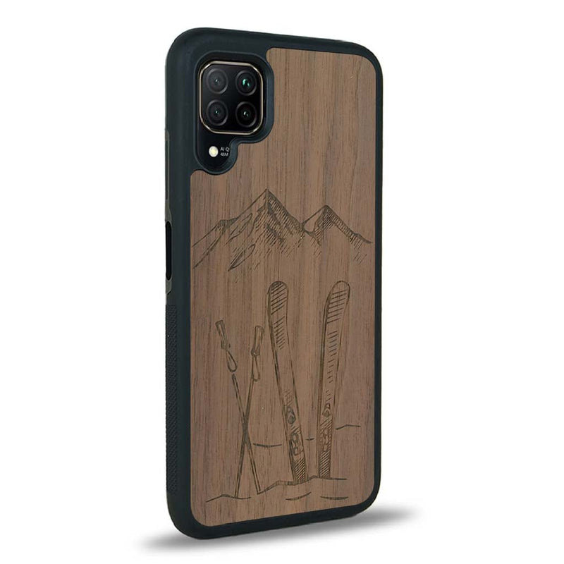 Coque Huawei P40 Lite - Winter Holidays - Coque en bois