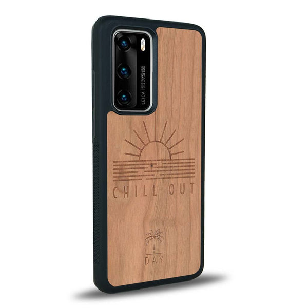 Coque Huawei P40 Pro - La Chill Out - Coque en bois