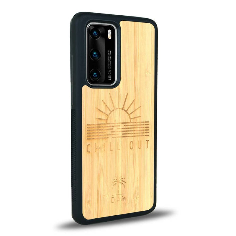 Coque Huawei P40 Pro - La Chill Out - Coque en bois