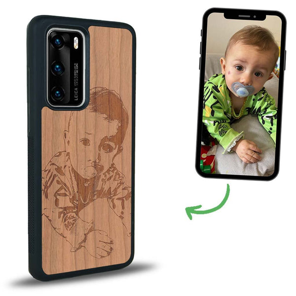 Coque Huawei P40 Pro - La Personnalisable - Coque en bois