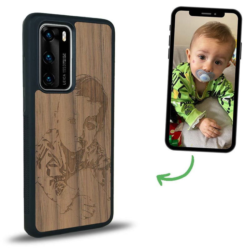 Coque Huawei P40 Pro - La Personnalisable - Coque en bois