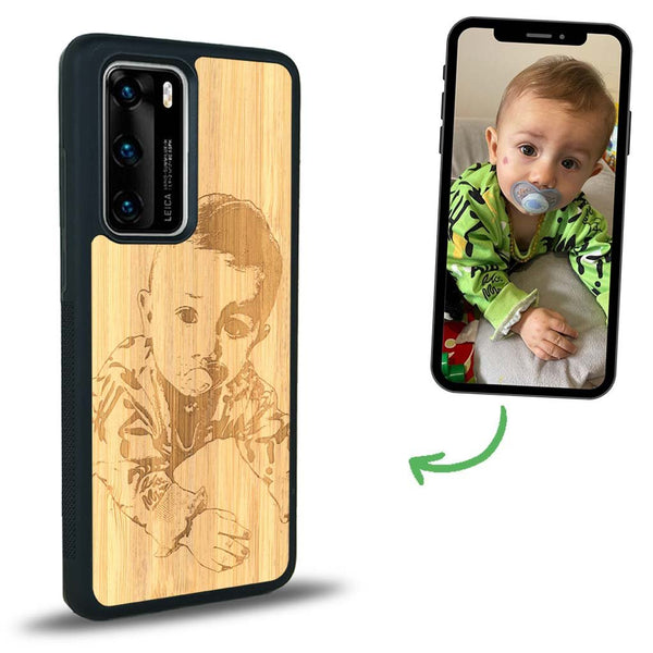 Coque Huawei P40 Pro - La Personnalisable - Coque en bois