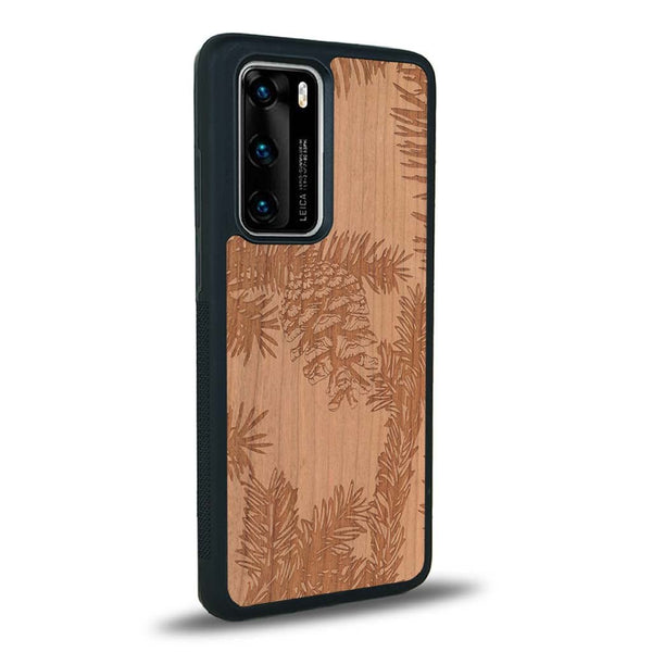 Coque Huawei P40 Pro - La Pomme de Pin - Coque en bois