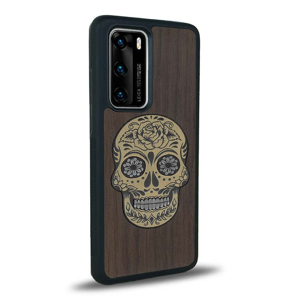 Coque Huawei P40 Pro - La Skull - Coque en bois