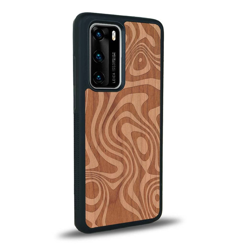 Coque Huawei P40 Pro - L'Abstract - Coque en bois