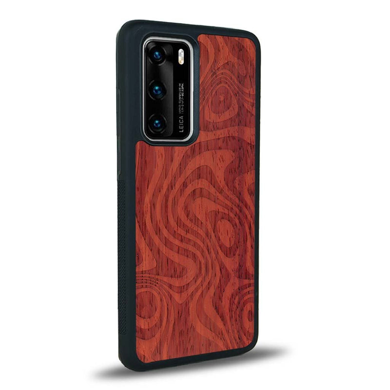 Coque Huawei P40 Pro - L'Abstract - Coque en bois