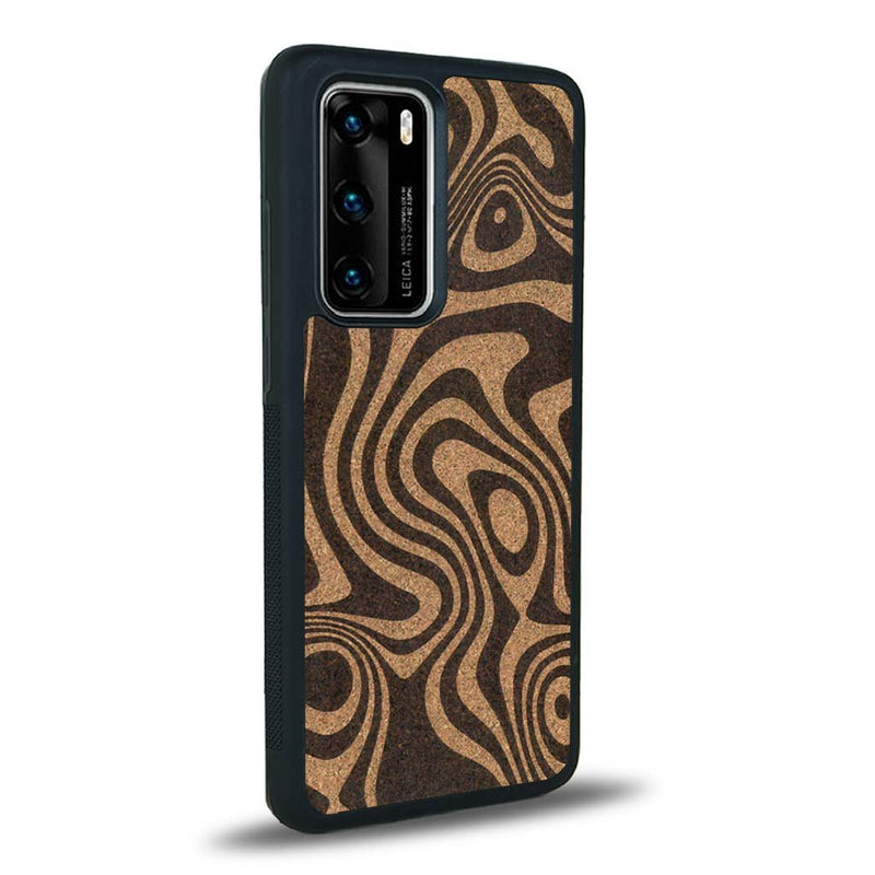 Coque Huawei P40 Pro - L'Abstract - Coque en bois