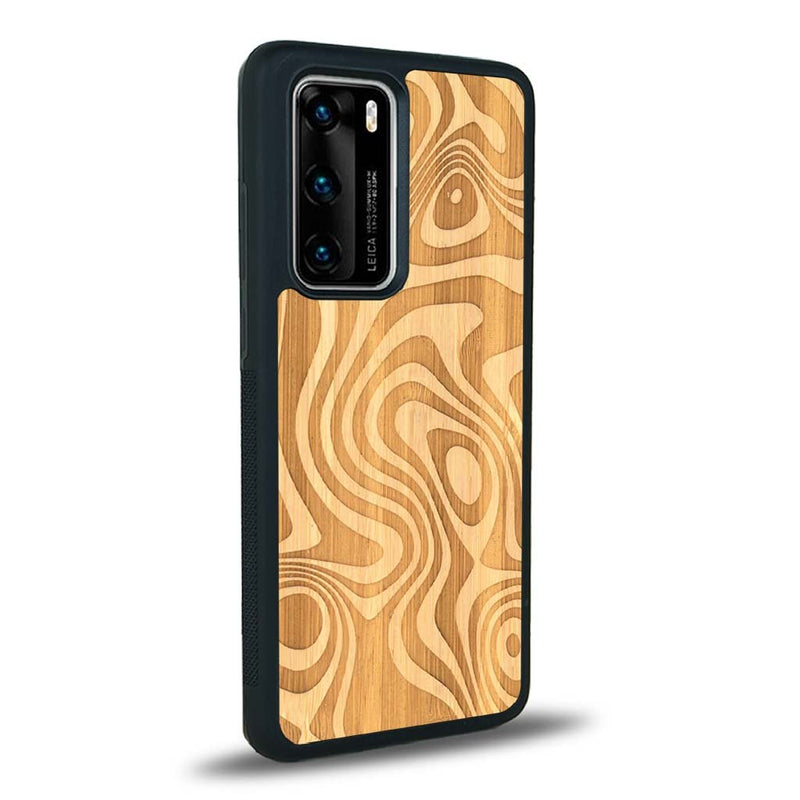 Coque Huawei P40 Pro - L'Abstract - Coque en bois