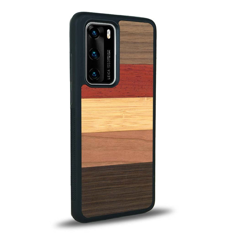 Coque Huawei P40 Pro - L'Arc-en-ciel - Coque en bois