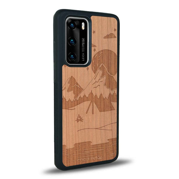 Coque Huawei P40 Pro - Le Campsite - Coque en bois